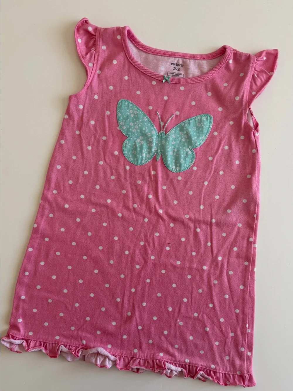 Girls Lot 3T Pajamas-Carter's Ice Cream Set & Butterfly Gown, Frozen Nightgown